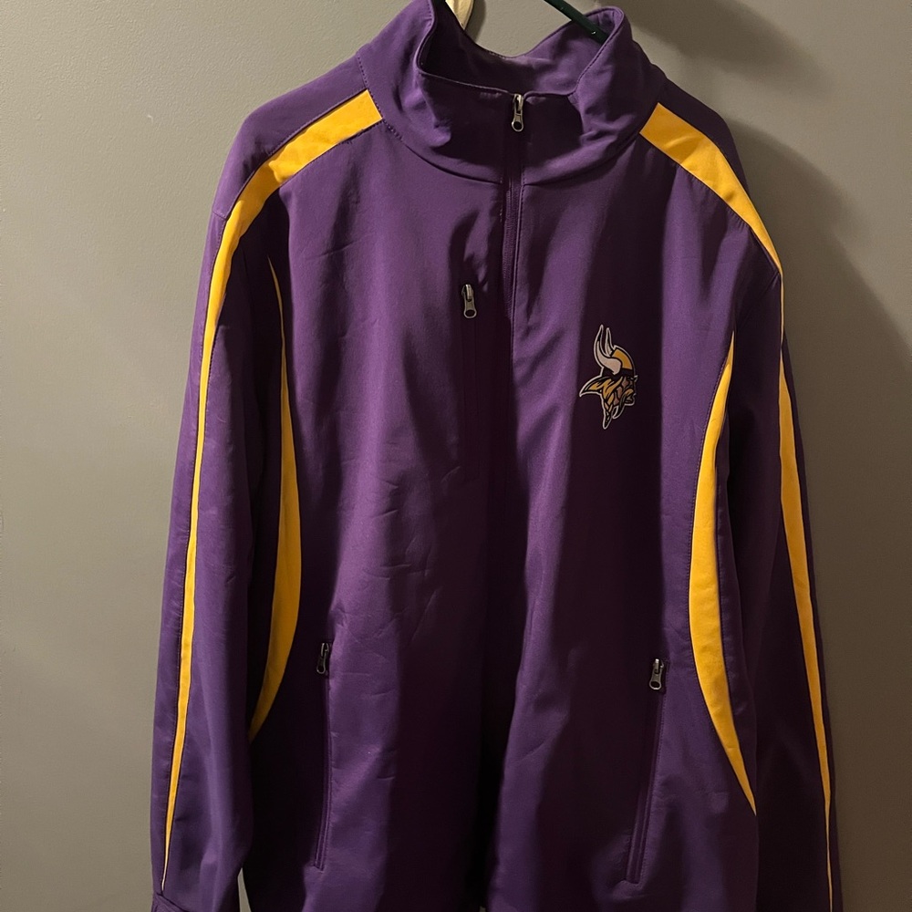 NFL Minnesota Vikings Purple Jacket with Black Label